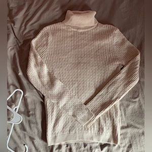 Pierre Crème Cable Knit Sweater Size: M